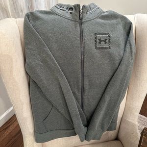 Under Armour Grey Full Zip Sweatshirt